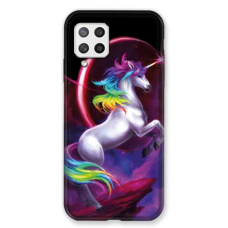 Coque Pour Samsung Galaxy A42 Licorne Arc en ciel