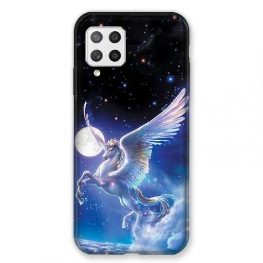 Coque Pour Samsung Galaxy A42 Licorne Céleste
