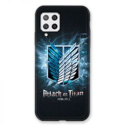 Coque Pour Samsung Galaxy A42 Manga Attaque Titans Noir