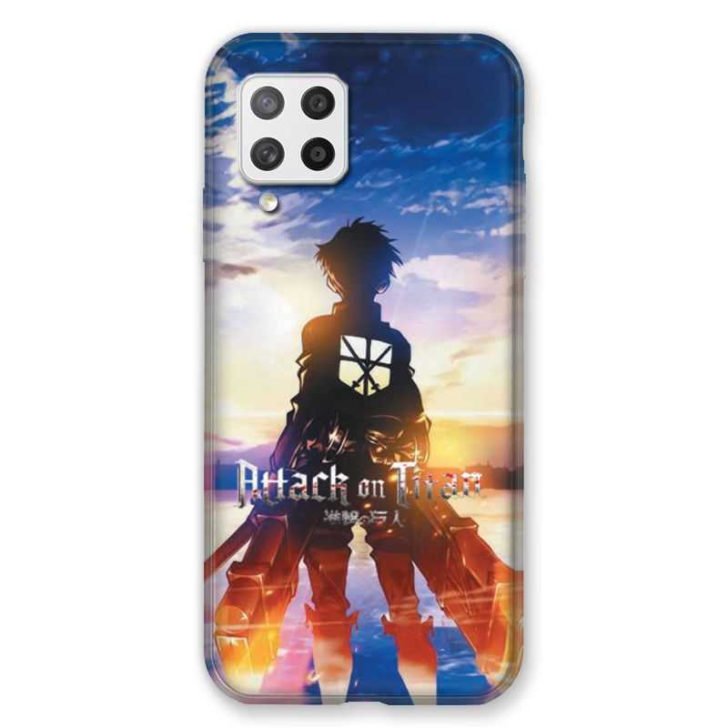 Coque Pour Samsung Galaxy A42 Manga Attaque Titans Soleil