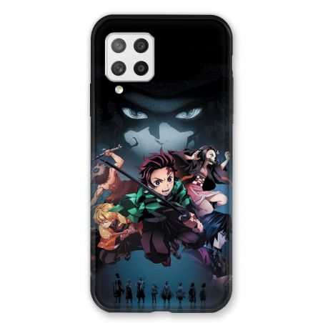 Coque Pour Samsung Galaxy A42 Manga Demon Slayer Noir