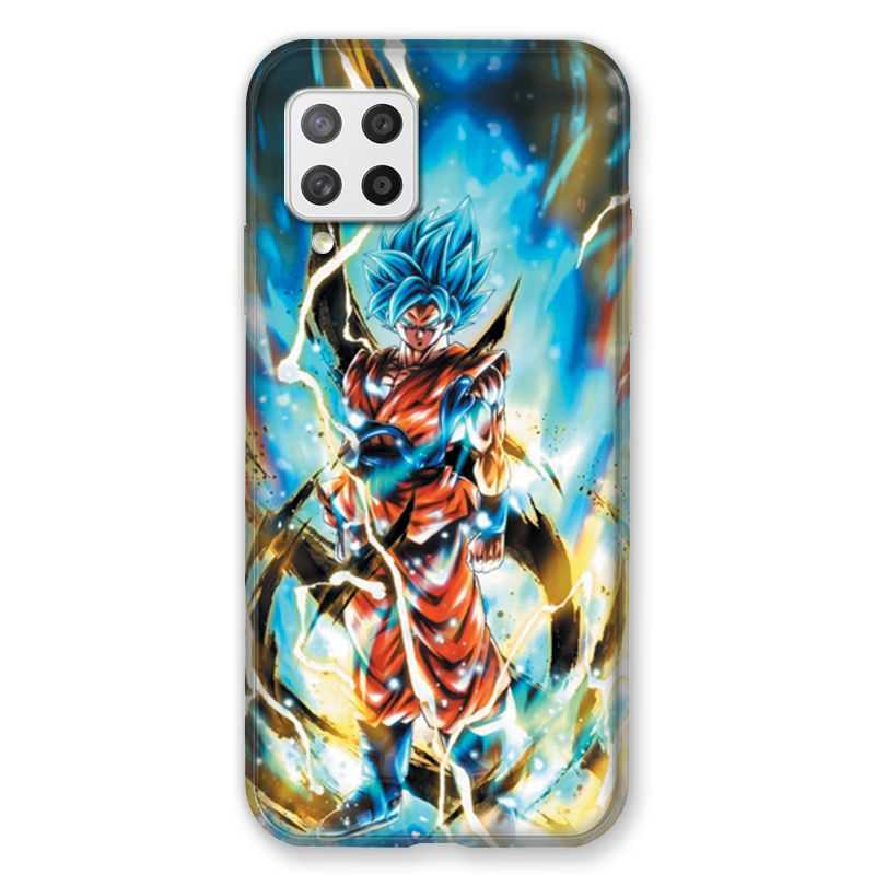 Coque Pour Samsung Galaxy A42 Manga Dragon Ball Sangoku Blanc