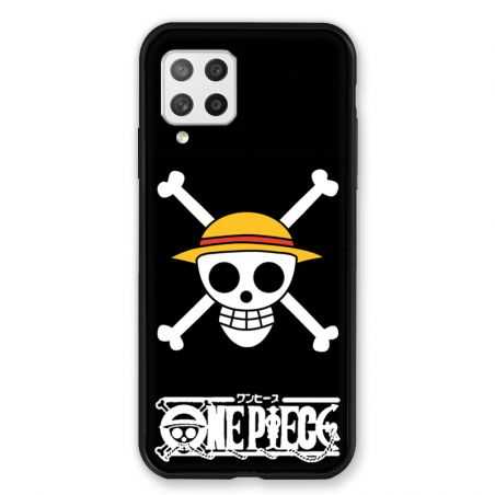 Coque Pour Samsung Galaxy A42 Manga One Piece Tete de Mort
