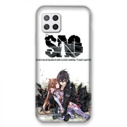Coque Pour Samsung Galaxy A42 Manga SAO sword Art Online Blanc