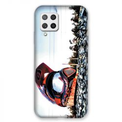 Coque Pour Samsung Galaxy A42 Moto Casque Cross