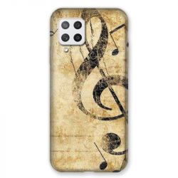 Coque Pour Samsung Galaxy A42 Musique Clé Sol Vintage