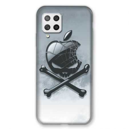 Coque Pour Samsung Galaxy A42 Pomme Tete Mort