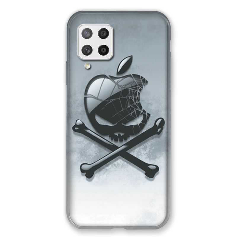 Coque Pour Samsung Galaxy A42 Pomme Tete Mort