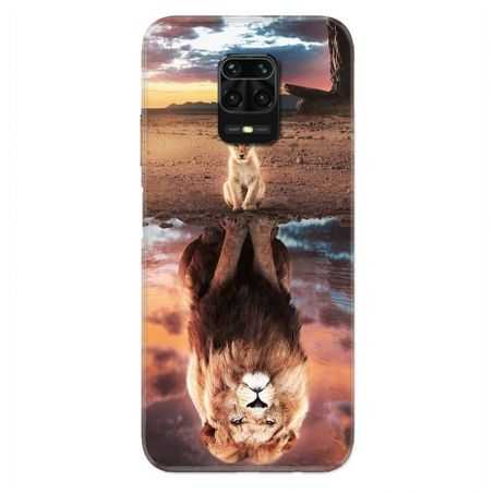 Coque Pour Xiaomi Redmi Note 9S / 9 Pro Lion Reflet