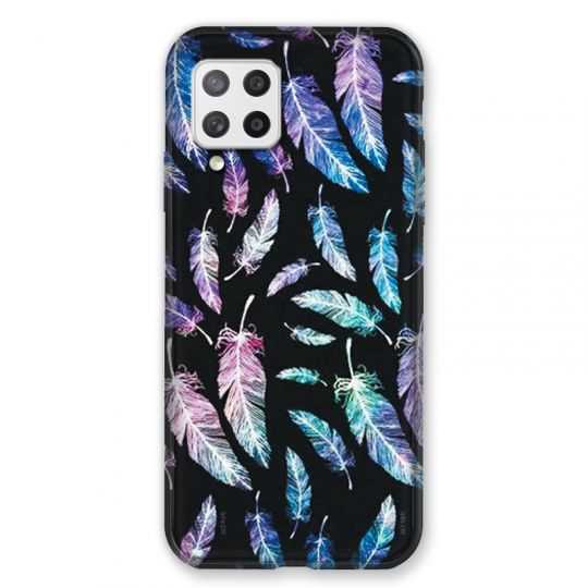 Coque Pour Samsung Galaxy A42 Psychedelic Plume