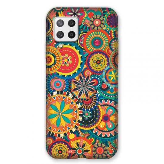 Coque Pour Samsung Galaxy A42 Psychedelic Roue