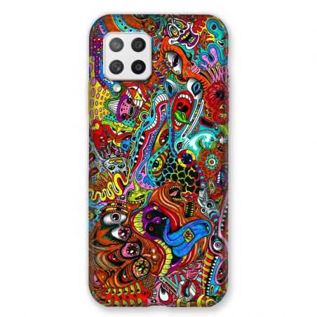 Coque Pour Samsung Galaxy A42 Psychedelic Yeux
