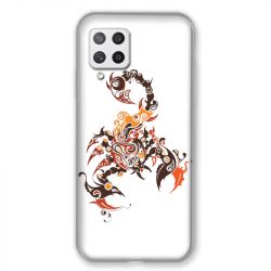 Coque Pour Samsung Galaxy A42 Scorpion Blanc