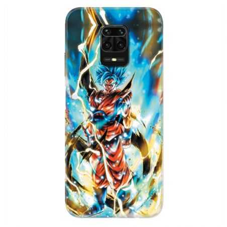 Coque Pour Xiaomi Redmi Note 9S / 9 Pro Manga Dragon Ball Sangoku Blanc