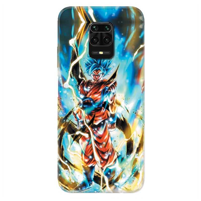 Coque Pour Xiaomi Redmi Note 9S / 9 Pro Manga Dragon Ball Sangoku Blanc