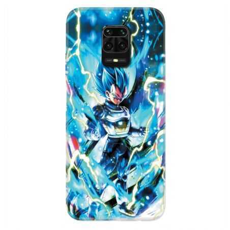 Coque Pour Xiaomi Redmi Note 9S / 9 Pro Manga Dragon Ball Vegeta Bleu