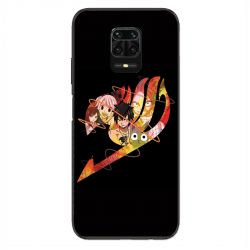 Coque Pour Xiaomi Redmi Note 9S / 9 Pro Manga Fairy Tail Logo Noir