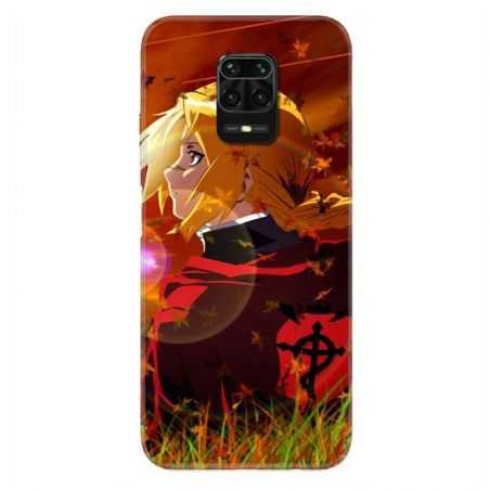 Coque Pour Xiaomi Redmi Note 9S / 9 Pro Manga Fullmetal Alchemist Rouge