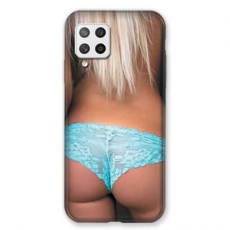 Coque Pour Samsung Galaxy A42 Sexy Tanga Bleu