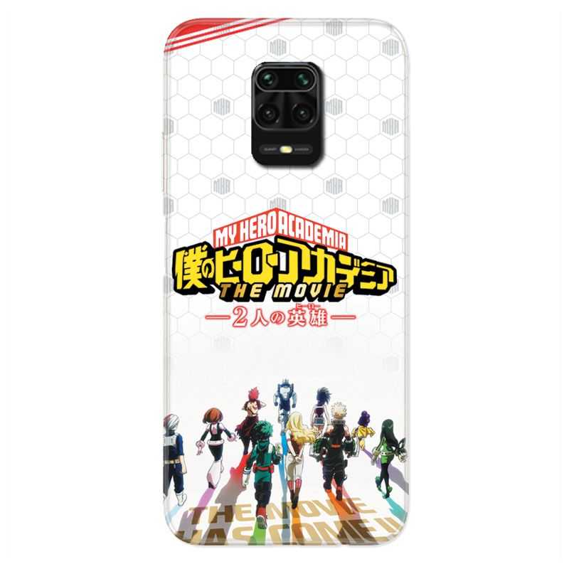 Coque Pour Xiaomi Redmi Note 9S / 9 Pro Manga My Hero Academia Blanc