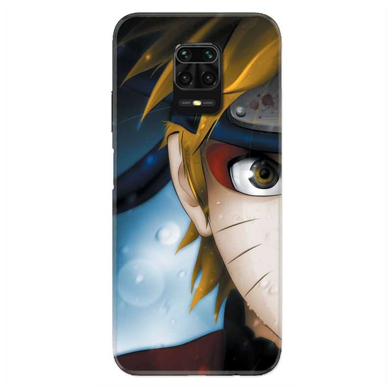 Coque Pour Xiaomi Redmi Note 9S / 9 Pro Manga Naruto Blanc