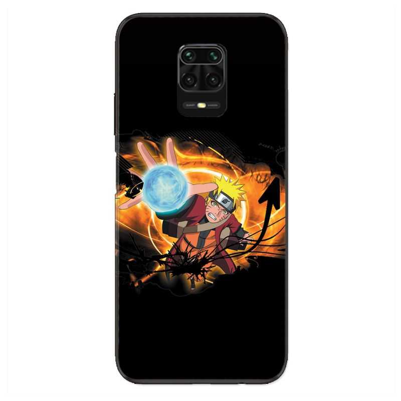 Coque Pour Xiaomi Redmi Note 9S / 9 Pro Manga Naruto Noir