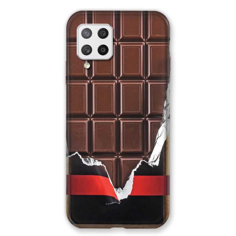 Coque Pour Samsung Galaxy A42 Trompe Oeil Chocolat