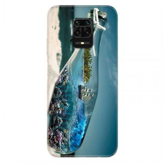Coque Pour Xiaomi Redmi Note 9S / 9 Pro Mer Bouteille
