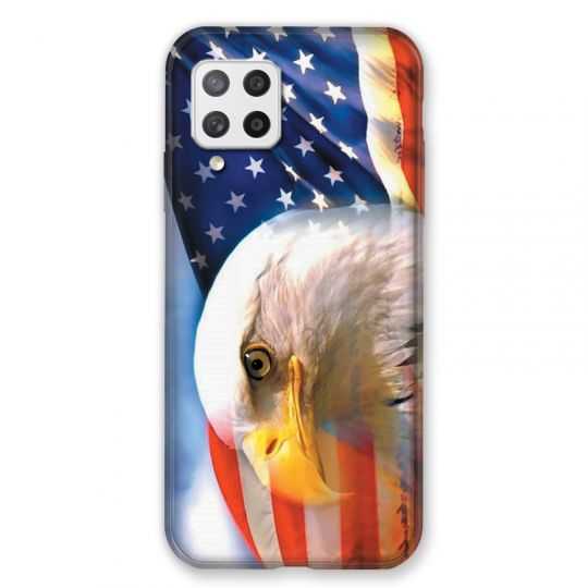 Coque Pour Samsung Galaxy A42 Amerique USA Aigle