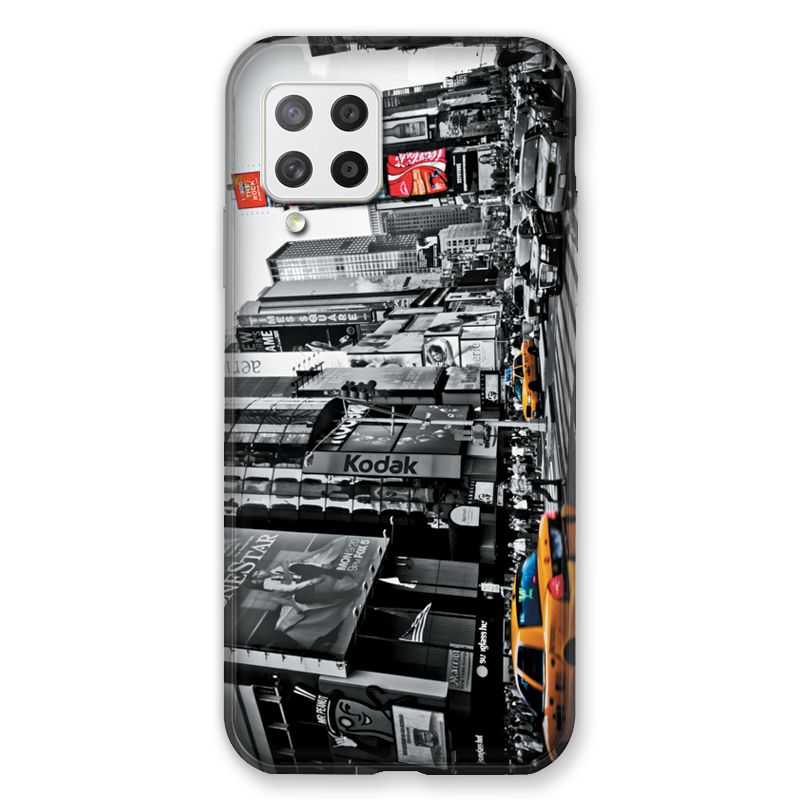 Coque Pour Samsung Galaxy A42 Amerique USA New York Taxi