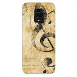 Coque Pour Xiaomi Redmi Note 9S / 9 Pro Musique Clé Sol Vintage