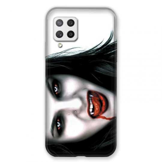 Coque Pour Samsung Galaxy A42 Vampire Blanc