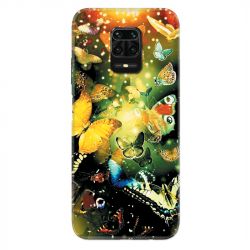 Coque Pour Xiaomi Redmi Note 9S / 9 Pro Papillon Jaune