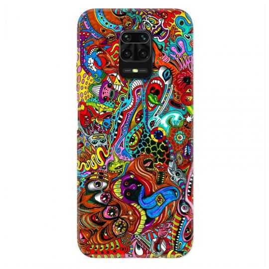Coque Pour Xiaomi Redmi Note 9S / 9 Pro Psychedelic Yeux