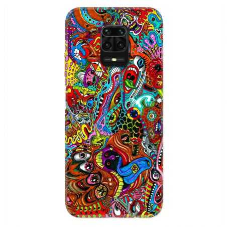 Coque Pour Xiaomi Redmi Note 9S / 9 Pro Psychedelic Yeux