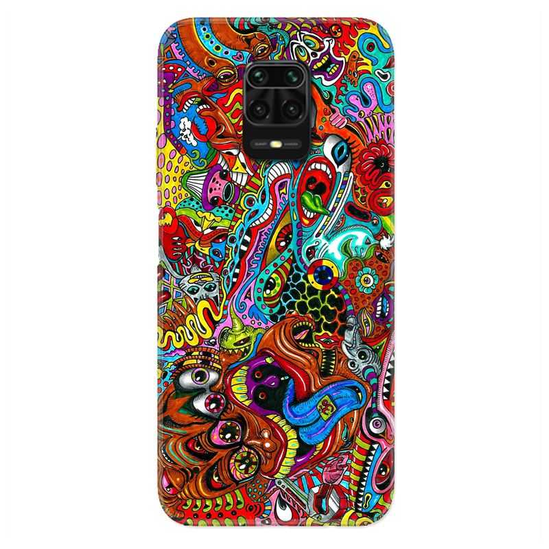Coque Pour Xiaomi Redmi Note 9S / 9 Pro Psychedelic Yeux