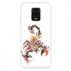 Coque Pour Xiaomi Redmi Note 9S / 9 Pro Scorpion Blanc
