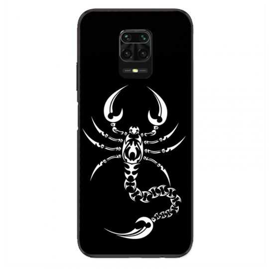 Coque Pour Xiaomi Redmi Note 9S / 9 Pro Scorpion Noir