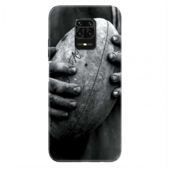 Coque Pour Xiaomi Redmi Note 9S / 9 Pro Rugby Ballon Vintage