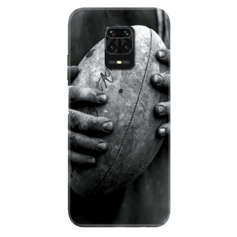 Coque Pour Xiaomi Redmi Note 9S / 9 Pro Rugby Ballon Vintage