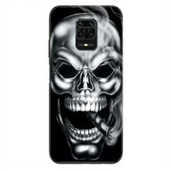Coque Pour Xiaomi Redmi Note 9S / 9 Pro Tete de Mort Fume