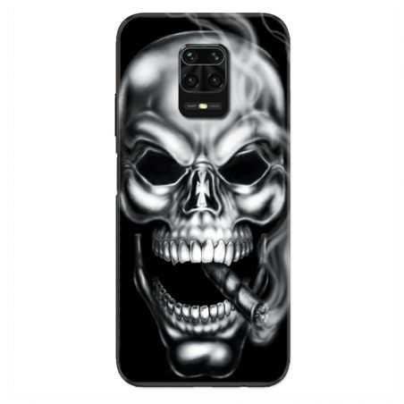 Coque Pour Xiaomi Redmi Note 9S / 9 Pro Tete de Mort Fume