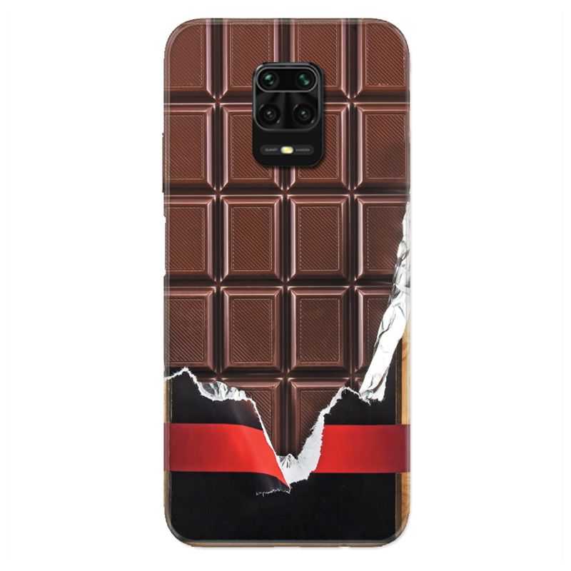 Coque Pour Xiaomi Redmi Note 9S / 9 Pro Trompe Oeil Chocolat