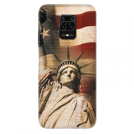 Coque Pour Xiaomi Redmi Note 9S / 9 Pro Amerique USA Statue liberté