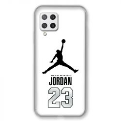 Coque Pour Samsung Galaxy A42 Jordan 23 Blanc