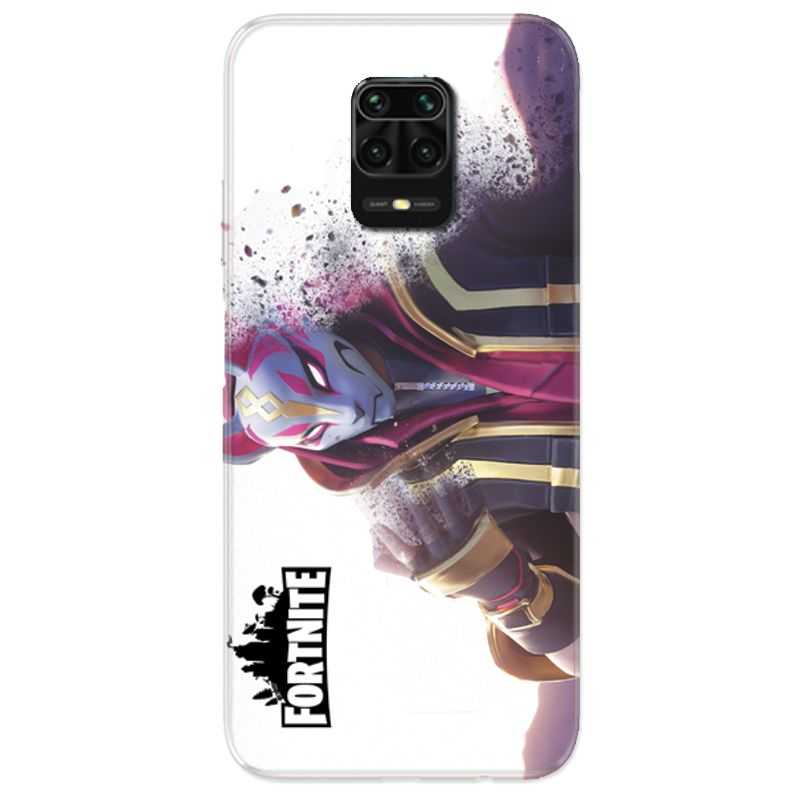 Coque Pour Xiaomi Redmi Note 9S / 9 Pro Fortnite Blanc