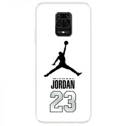 Coque Pour Xiaomi Redmi Note 9S / 9 Pro Jordan 23 Blanc