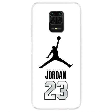Coque Pour Xiaomi Redmi Note 9S / 9 Pro Jordan 23 Blanc