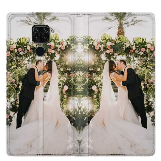 Housse Cuir Portefeuille Pour Xiaomi Redmi Note 9S / 9 Pro Personnalisee