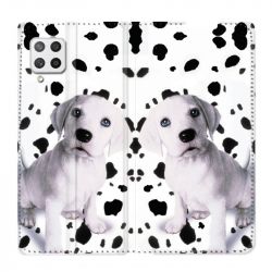 Housse Cuir Portefeuille Pour Samsung Galaxy A42 Chien Dalmatien